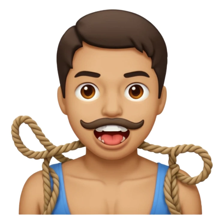 Ağzına sicim sticker