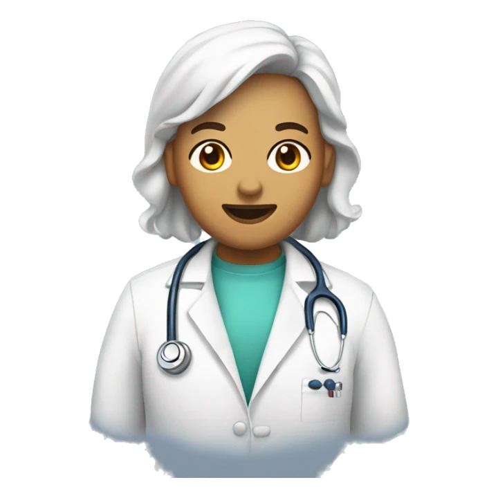 médica loura gordinha sticker