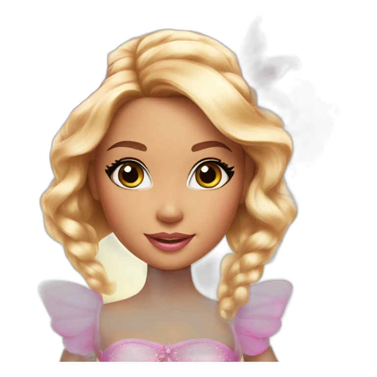 Barbie fairy princess cute girl sticker