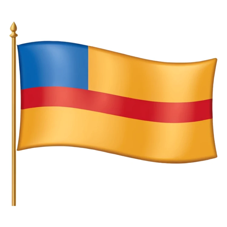 flag for the state of Goa in India  sticker