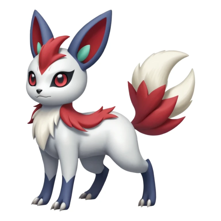 Zangoose-Meloetta-Minccino-Absol-fusion, full body sticker