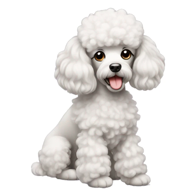 Poodle  sticker