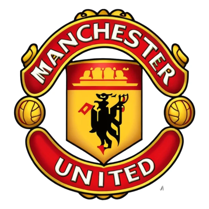 Manchester united logo emoji sticker