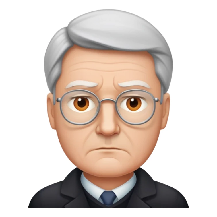 portrait of Walter Ulbricht sticker