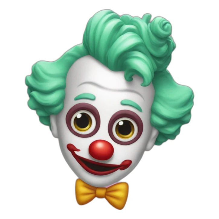Cafard qui frappe un clown sticker