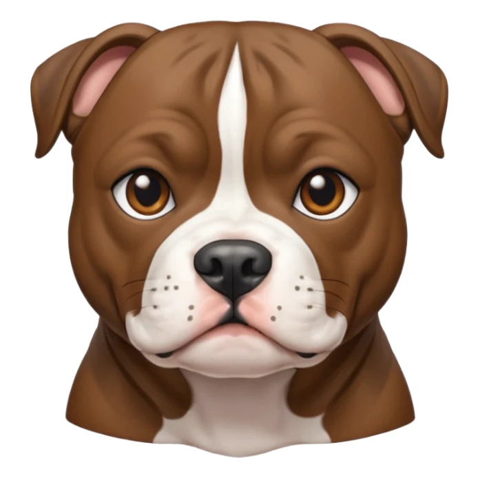 brindle staffordshire bull terrier sticker