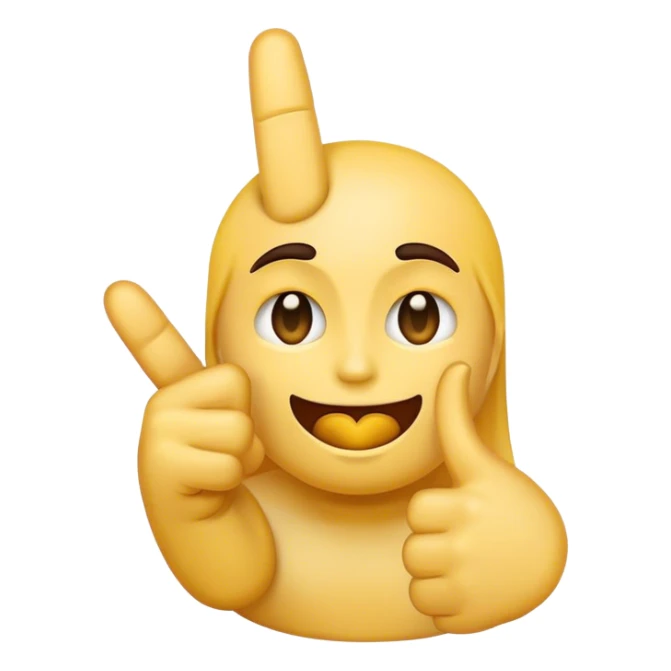  Emoji giving the middle finger sticker