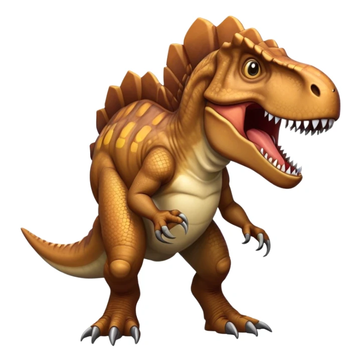 Tyrannosaurus Rex dinosaur with small arms and big teeth sticker