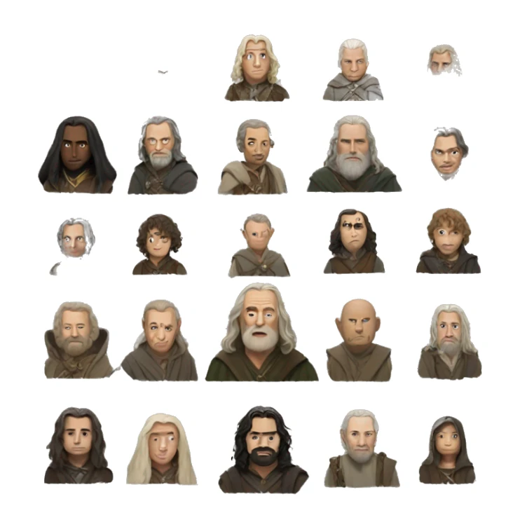 The lord of the rings sticker