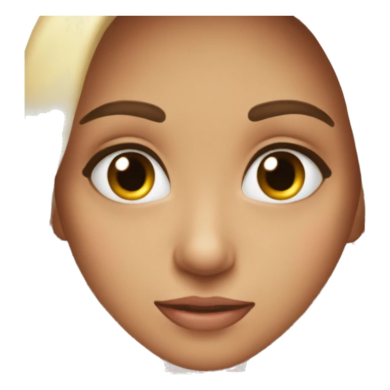 blushing but flirty eyes  sticker