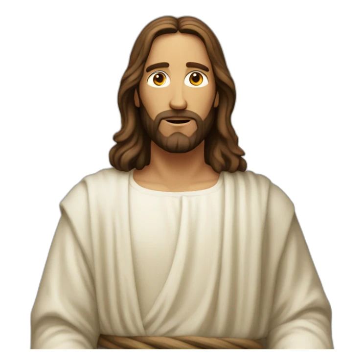 jesus where all his clothes disappear sticker