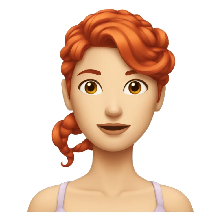 women with red hair kappa sticker