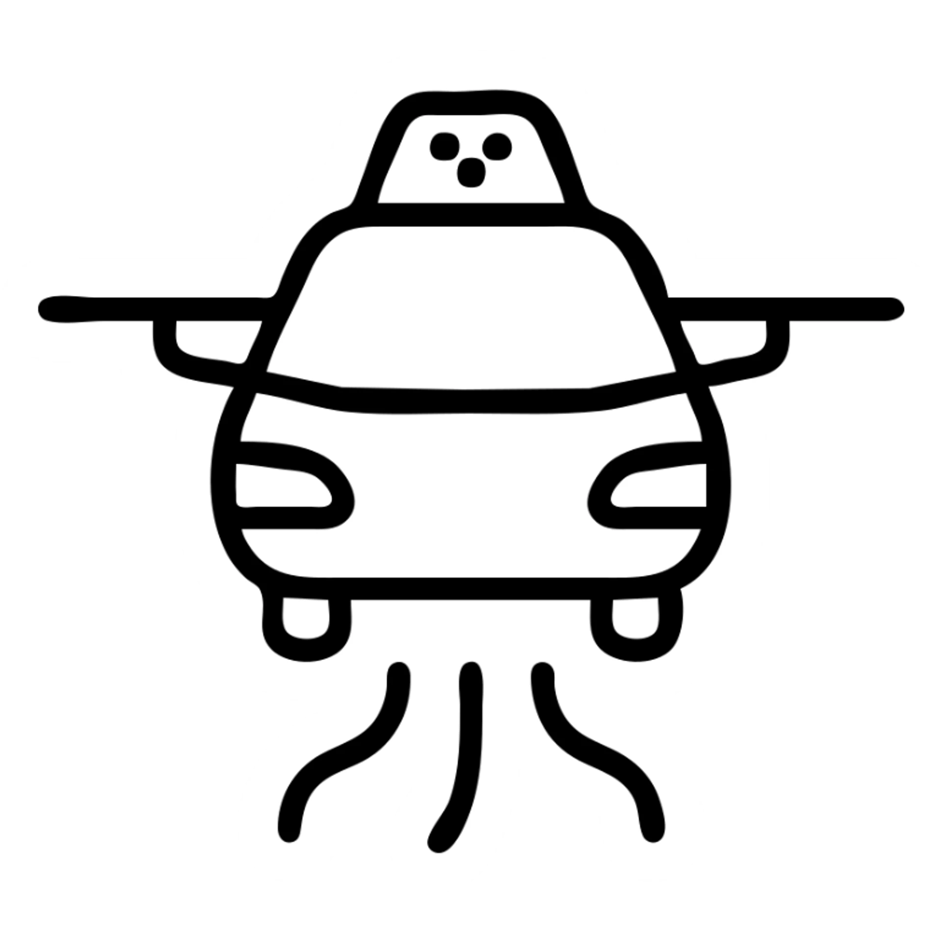Djinn flying taxi sticker