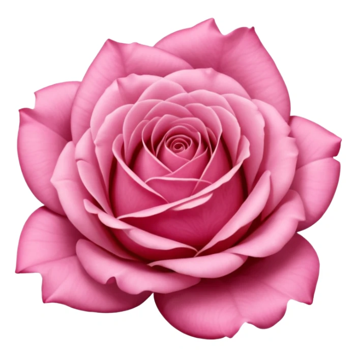 “A Polaroid photo of a pink rose  sticker