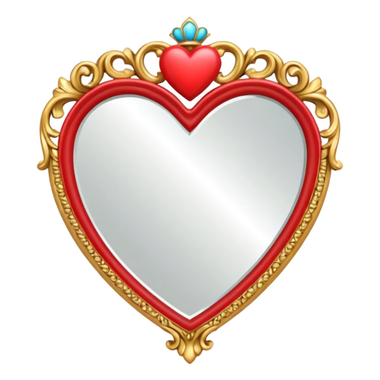 Coquette mirror sticker