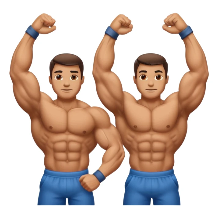 Braço Bíceps Flexionado direito e esquerdo sticker