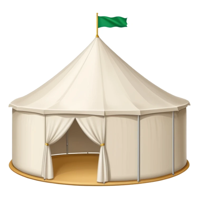 white tent like arafah the ones in saudi sticker