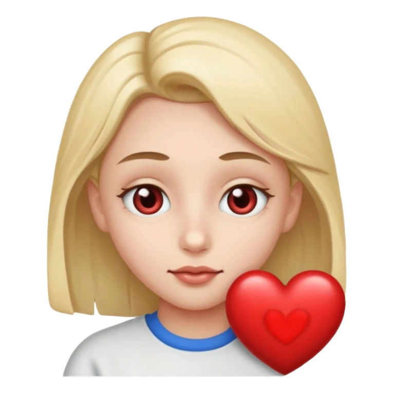 someone with heart on their eyes 1 per each  sticker