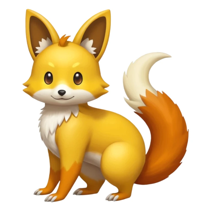 Buizel-Emolga-Pachirisu-Cacomistl-Fakemon-hybrid-creature (full body) sticker