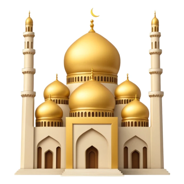 لا إله إلا الله محمد رسول الله عل كشكل المسجد sticker
