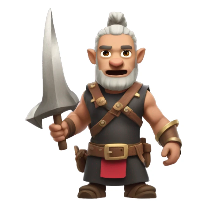 Hog rider from clash of clans sticker