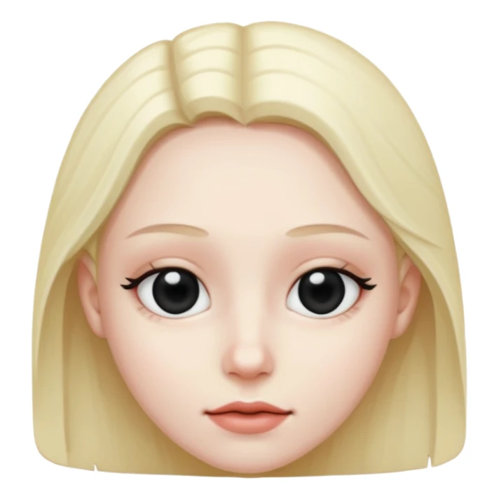 eyes are purely black sticker