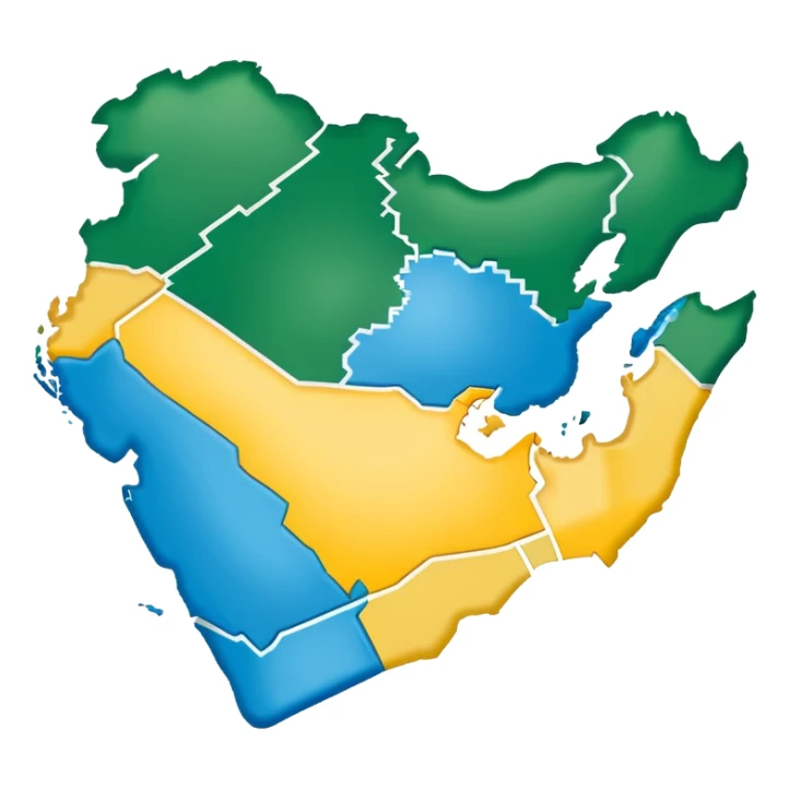 Saudi Arabia Map sticker