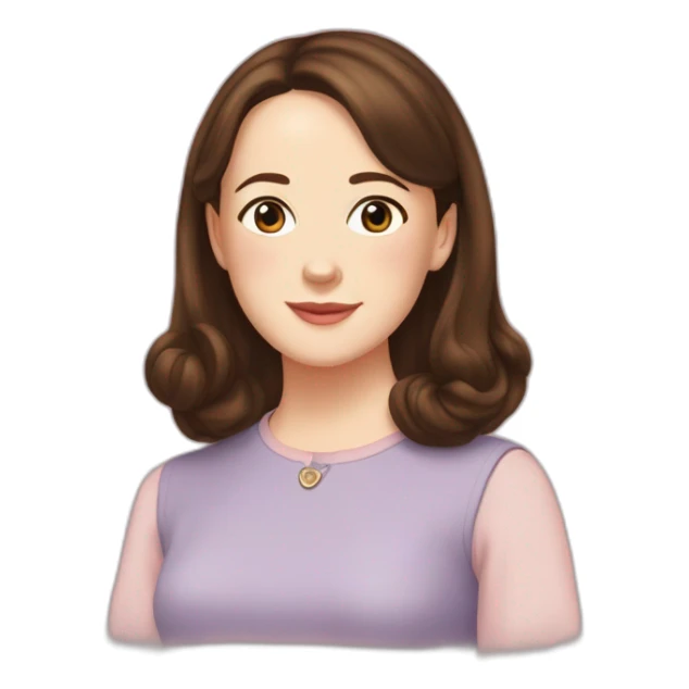 rory gilmore from gilmore girls sticker