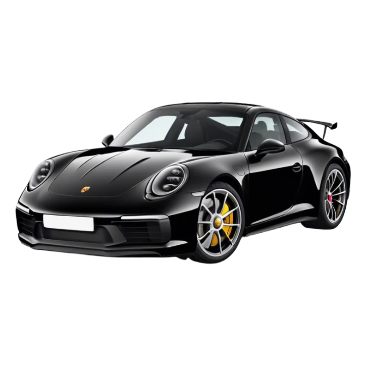 Porsche 911 - Porsche (Model Year: 2021) (Iconic colour: Black) sticker