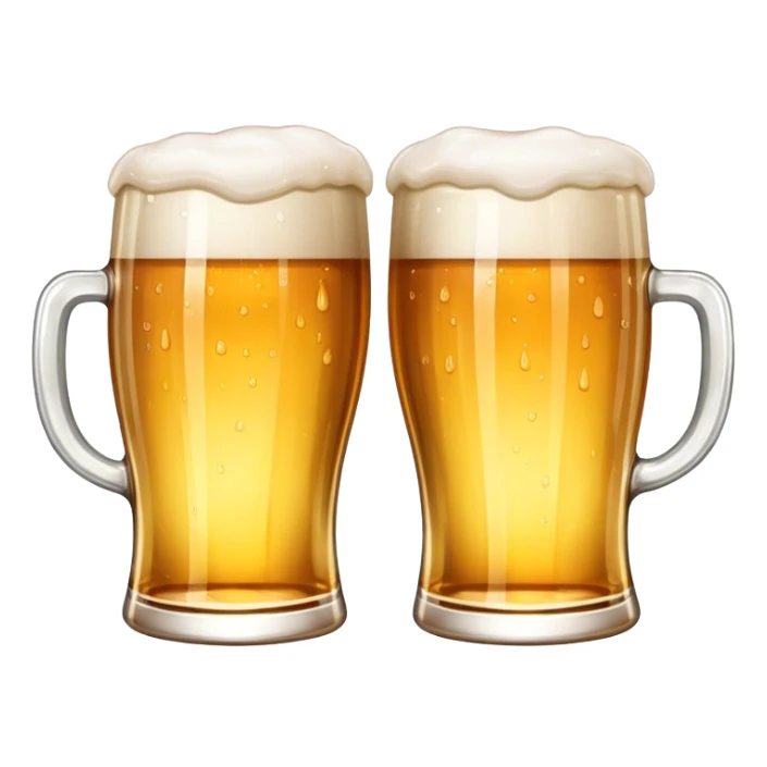 couple of beer cups sticker