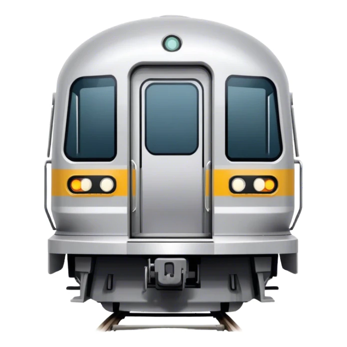 Subway Train (NYC) - Bombardier (Model Year: 2021) (Iconic colour: Silver) sticker