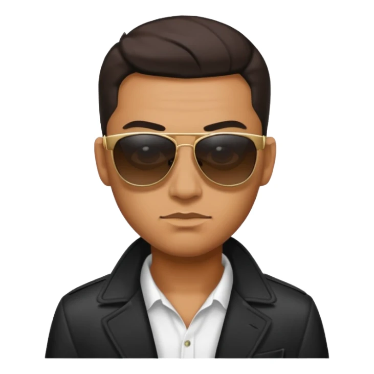 Gangster classic emoji ,simular to 😎 sticker