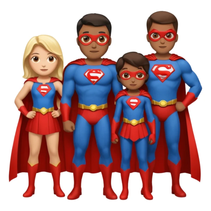 superhero family   family  sticker