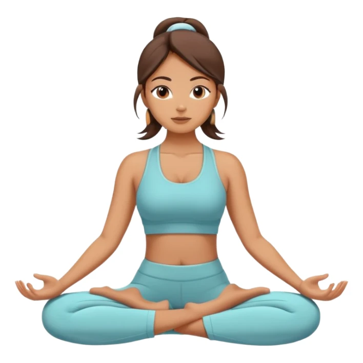 mexican female Gentle Yoga sticker