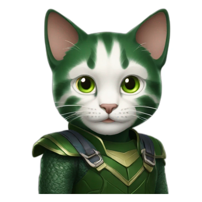 Cat loki marvel avengers movie sticker