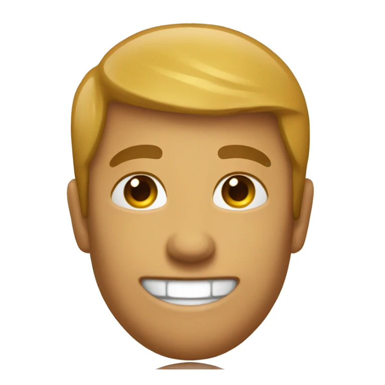 Emoji souriant mais pleurant de l’intérieur  sticker