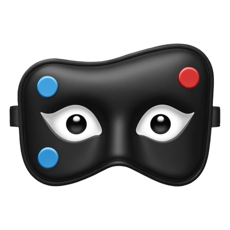 Domino eye mask just the eye mask  sticker