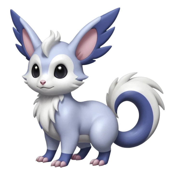 Shiny Furret-Absol-Noibat-Hybrid (Full body) sticker