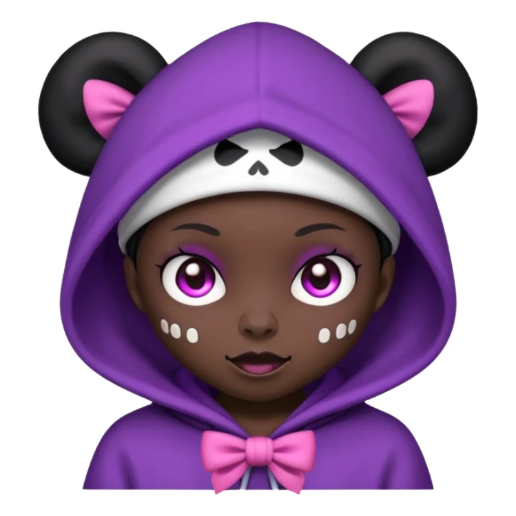 Exact kuromi emoji 100% accurate  sticker