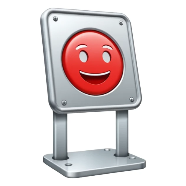 Ein klassisches Werbeschild oder Plakat auf einem Ständer. sticker