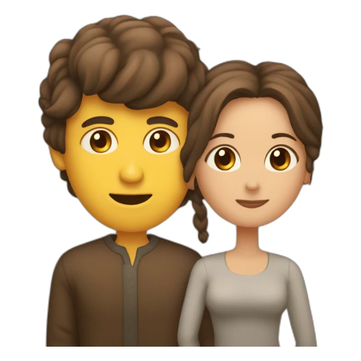 hombre pidiendole matriminio a una mujer sticker