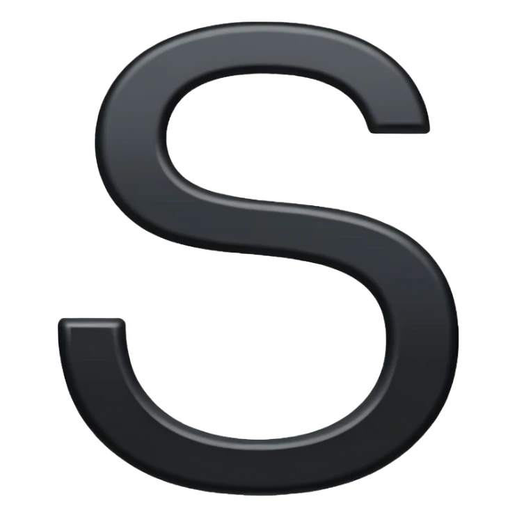 the letter G with a line through the middle sticker