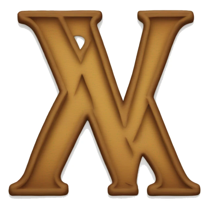 letter m with the letter a in the middle  sticker