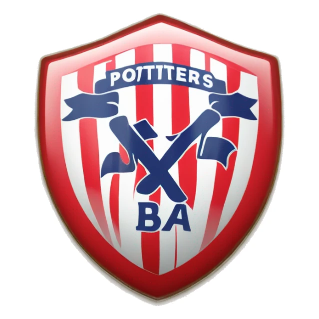 Stoke city the potters badge sticker