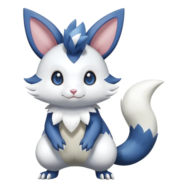 Shiny Furret-Minccino-Meowstic-Zangoose-Hybrid (Full body) sticker