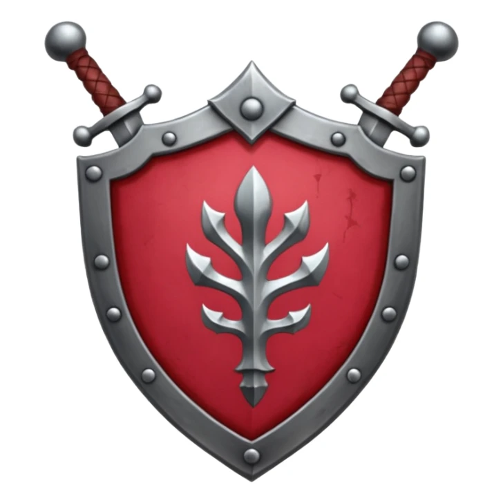 brasão sangrando medieval rosa de sangue vermelha sticker