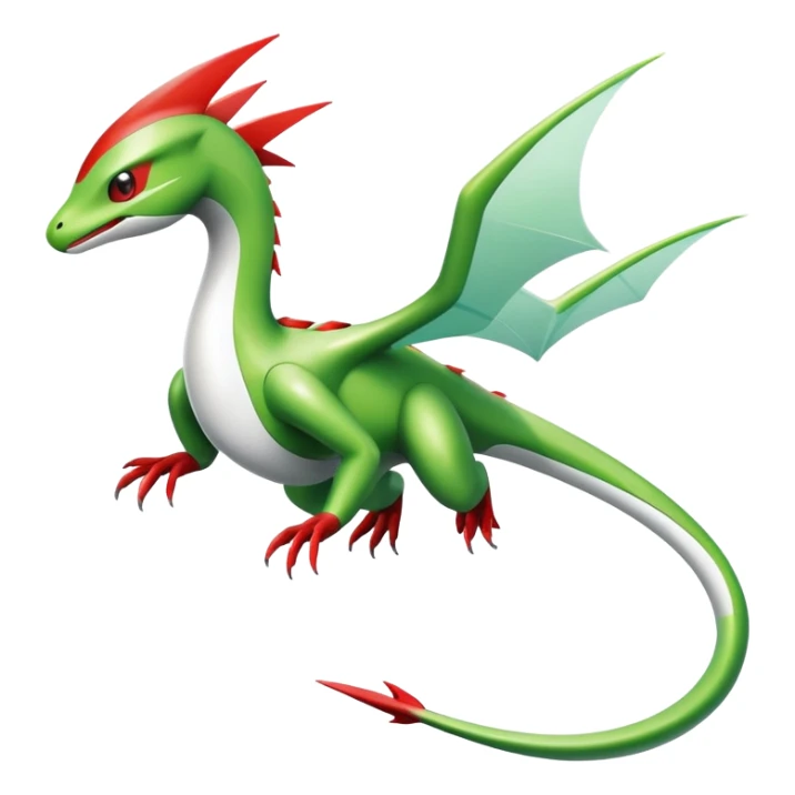 Modern Futuristic Flygon-Latias sticker