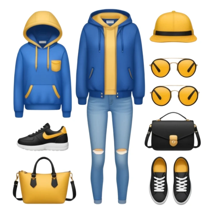 A cool outfit (aesthetic, clothes, clothing, loose object, apparel)  sticker