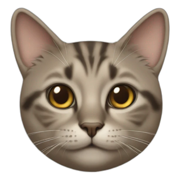 cat that looks like pie i’ll saying :”dale” sticker