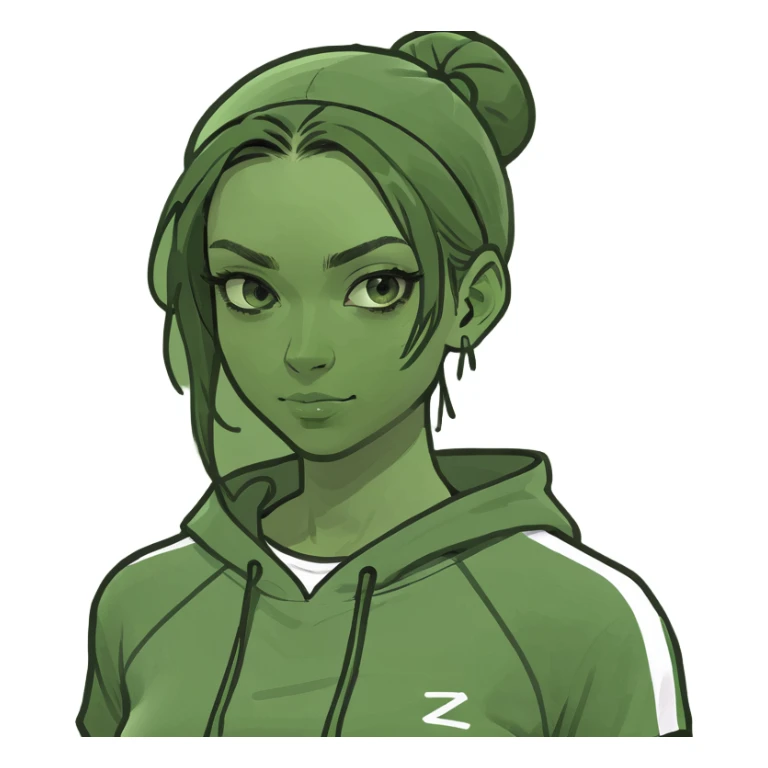 Cute blonde sporty girl  sticker
